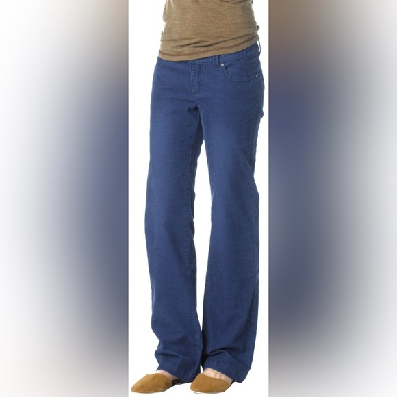 NWT PrAna Canyon Cord Pants, Blue Twilight, Size 2 TALL - Picture 1 of 9